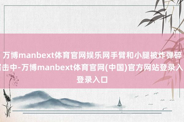 万博manbext体育官网娱乐网手臂和小腿被炸弹碎屑击中-万博manbext体育官网(中国)官方网站登录入口