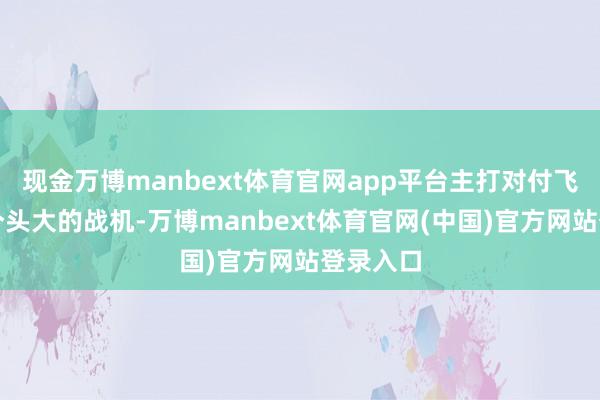 现金万博manbext体育官网app平台主打对付飞得高、个头大的战机-万博manbext体育官网(中